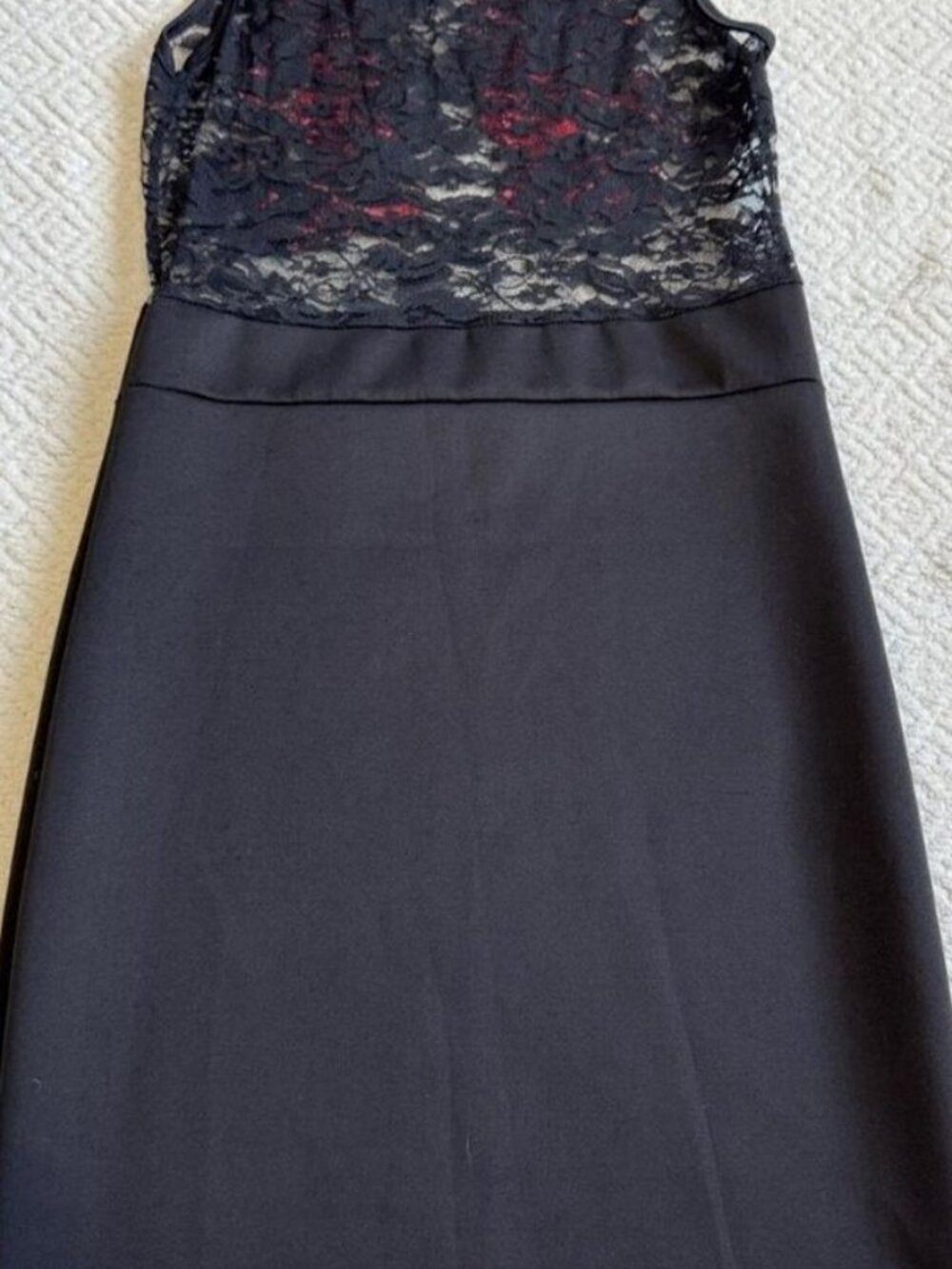 Jasmine Black Lace Mini Dress